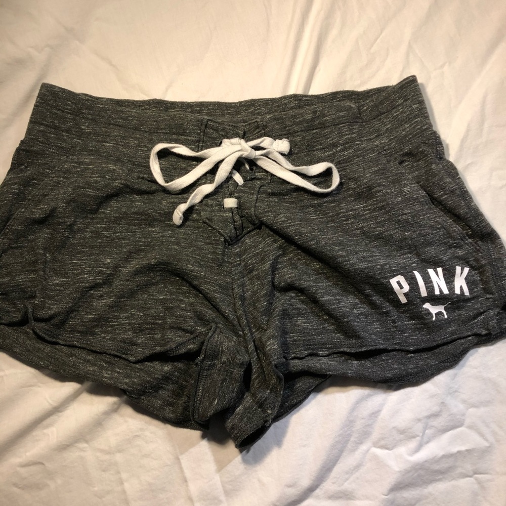 Pink dark gray shorts